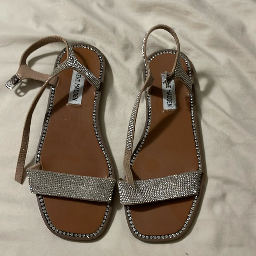 Steve Madden Nisha Rhinestone Sandals